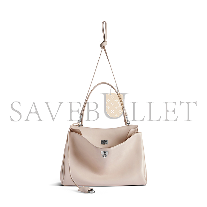 BALENCIAGA WOMEN'S RODEO HANDBAG MEDIUM IN ALMOND 7897722AA4U2910 (35*23.3*10.9cm)